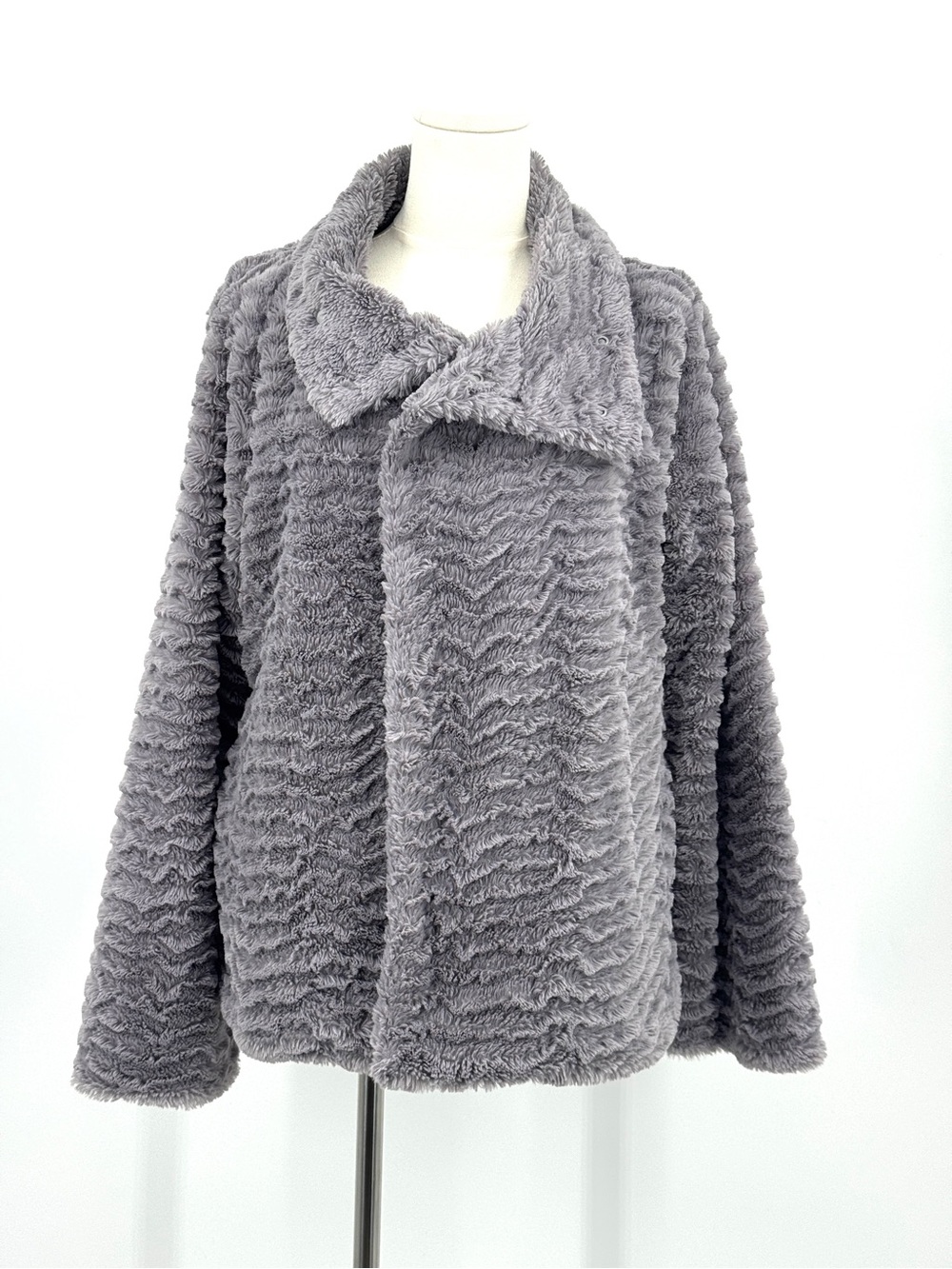 Patagonia Plush Teddy Jacket in Gray